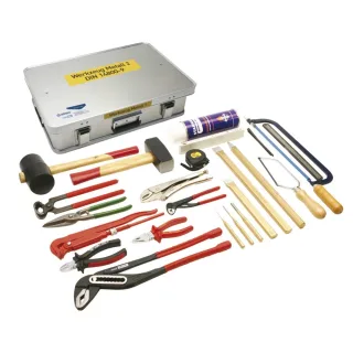Dönges Werkzeugkasten Metall 2 DIN 14800-WKM 2, komplett in Dönges Firebox , Ausführung:komplett in Dönges Firebox, Abmessung  L x B x H:600 x 400 x 150mm
