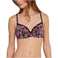 Schiesser Bügel-BH Uncover Damen Push-Up BH Bügel-BH blue graphite