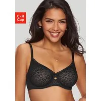 Nuance by Lascana Minimizer-BH mit Bügel, im angesagten Leo-Look – ideal für große Größen