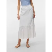 Vero Moda Maxirock VMTRINE MW MAXI SKIRT WVN NOOS Baumwolle