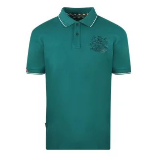 Aquascutum Aldis Wappen Grünes Poloshirt