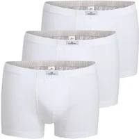 GÖTZBURG Boxershorts GÖTZBURG Herren Pants weiß uni 3er Pack (3-St)