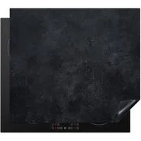MuchoWow Herd-Abdeckplatte Beton - Induktionsschutz - Grau - Design - Abdeckplatte für Herd, Vinyl, (1 tlg), Küche Herdabdeckplatte Ceranfeld Vinyl Einteilig, 59x52 cm