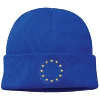Youth Designz Beanie EU Europa Flagge unisex Beanie Mütze mit trendigem Motiv