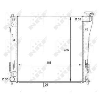 NRF Motork?hler gel?tet Hyundai I40 1,7 59086