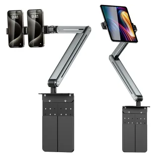 Boneruy Tablet Holder Stand for Bed for 4.7''-12.9'' Device Tablet Stand Holder Tablets Mount Clamp for iPhone 17 17Pro