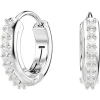 Swarovski Paar Creolen Schmuck Geschenk Matrix Ohrringe, mit Swarovski® Zirkonia (synth)
