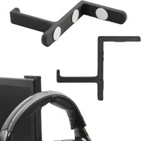 TSB Werk Headset-Halterung Headset Halterung Kopfhörer Monitorhaken, (1-tlg., Bildschirmhaken, Monitor, Haken, Halter)