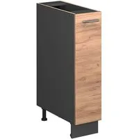 Vicco Apothekerschrank Fame-Line, Goldkraft Eiche/Anthrazit, 20 cm, AP Eiche (1-St)