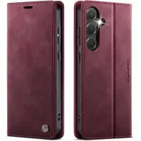 Wörleonline Handyhülle Schutzhülle für Samsung Galaxy, S25 Hülle mit zwei RFID-geschützten Kartenfächern, Klapphülle