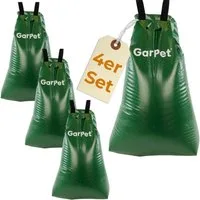 GarPet Gießkanne 4er Set Baum Bewässerungssack für Bäume Bewässerung Wassersack 4 x 75L