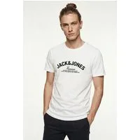 Jack & Jones T-Shirt JPRBLATOMMY SS TEE FST mit Logo Schriftzug