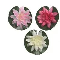 Kunstblume, Decoris season decorations, Kunstblumen Lotus 13cm 1 Stück sortiert