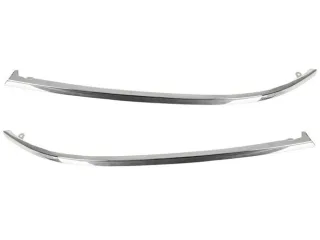 Chrom Zierleiste LINKS + RECHTS (unter dem Scheinwerfer) für Audi A6 4B (C5) ab Facelift 2001-2004