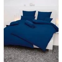 Janine Bettwäsche PIANO 0125 31, Seersucker 100% Baumwolle, uni, bügelfrei, Soft-Seersucker, 2 teilig, Markenreißverschluss, feinfädige Qualität, gekämmte Mako-Garne