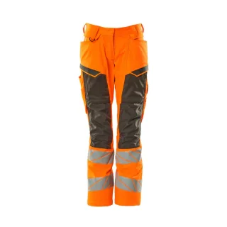 MASCOT Damen Hose mit Knietaschen ACCELERATE SAFE Hi-vis Orange / Dunkelanthrazit 48 - 19578-236-1418-76C48