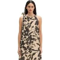 Marc O'Polo Midikleid Sommerkleid loose aus bedrucktem Baumwoll-Voile