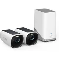eufy Security Überwachungskamera eufyCam 3, überwachungskamera aussen, 4K kabellose überwachungskamera (2-tlg)