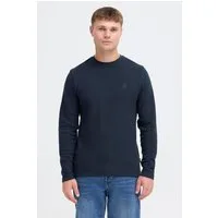 Blend Langarmshirt BHForta (1-tlg) Basic Longsleeve mit Rippkragen