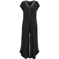 Doris Streich Jumpsuit aus Jersey mit Strassband