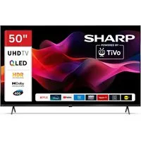Sharp 50HM5745E QLED-Fernseher (126 cm/50 Zoll, 4K Ultra HD, Smart TV powered by TiVo, Smart TV by TiVo, HDR Dolby Vision & Atmos, Triple-Tuner)