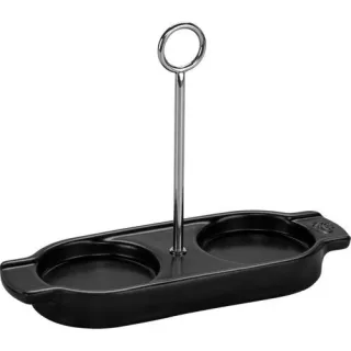 Peugeot Linea Ceramic Mühlen- untersetzer satin black 18 cm
