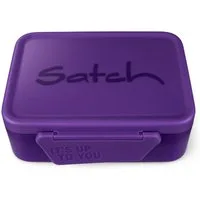 Satch Trinkflasche Kunststoff Brotdose Lila, Lunchbox, Pausenbox, Snackbox, Essensbox