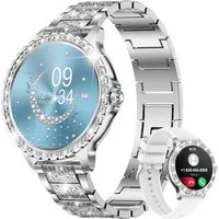 Lige Smartwatch Damen mit Metallband, 1.32 Zoll Fitnessuhr Telefonfunktion Smartwatch, Herzfrequenz Schlafmonitor, IP67 Wasserdicht Schrittzähler