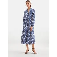 seidensticker Sommerkleid 1/1 Kragen Druck