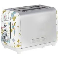 VQ Toaster Laura Ashley 2 Scheiben-Toaster, 7 Stufen – Elveden White Design VQ, 925.00 W