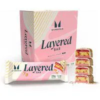 Layered Protein Bar - 12 x 60g - Vanilla Birthday Cake