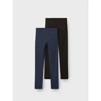 Name It Leggings NKFVIVIAN 2P LEGGING L NOOS (Packung, 2-tlg)