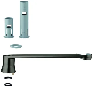 Grohe Halter Spülbrause 46734 hard graphite gebürstet, 46734AL0 46734AL0