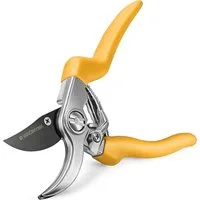 GRÜNTEK Gartenschere Heckenschere GERFALKE, Bypass Schnittsystem, Schnittstärke bis 20 mm, Teflon Klinge SK5, Präzisionsschliff, ergonomische Anti-Rutsch-Griffe