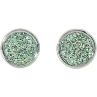 Impala Paar Ohrstecker Jessica aus 925 Silber mit Kristallsteinen, 925 Sterling Silber, Ohrstecker mit Kristallsteinen