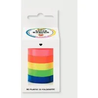 Folia Max Bringmann KG Geschenkband Satinbänder, 5 Bänder