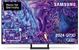 Samsung GQ55Q73D LCD 55 Zoll schwarz