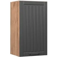 Vicco Hängeschrank Fame-Line, Dunkelgrau/Goldkraft Eiche, 40 cm (1-St)