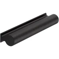 SO-TECH® Möbelgriff Griffleiste HELSING, Aluminium, Lochabstand 96 - 320 mm, Lochabstand 32 mm schwarz eloxiert - inkl. Schrauben