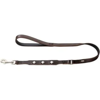 Hunter Führleine Swiss schwarz/ braun M-L