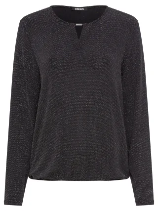 Olsen - T-Shirt Long Sleeves black - Gr. - 40