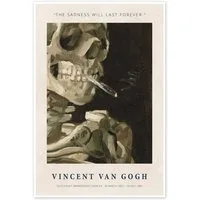 Posterlounge Wandbild The Sadness Will Last Forever, Vincent van Gogh, erhältlich als Poster, Leinwandbild, Wandsticker oder Acrylglasbild