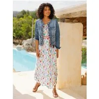 heine Etuikleid Druck-Kleid Kurzarm
