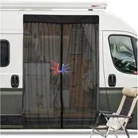 Agger Autosonnenschutz Universelles Auto Heckklappe Moskitonetz,Fliegengitter Auto, (Universelles Insektenschutznetz mit Klettverschluss), für Standard-Dach,für Caravan Camping