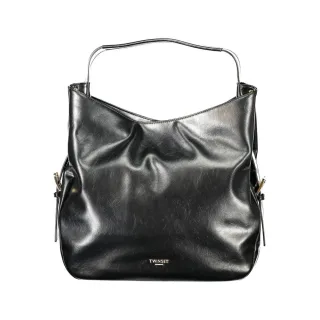 Schultertasche mit Metallgriffen