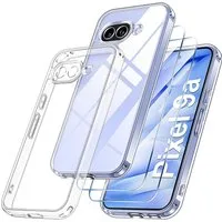 MSM Handyhülle Hülle + 2X Schutzglas für Google Pixel 9A Panzerfolie Full Screen Case