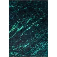 Mazovia Designteppich Modern Teppich für Wohnzimmer, Schlafzimmer, Esszimmer, 80 x 150 cm, Kurflor, Waschbar in Waschmaschine, Höhe 5 mm, Rutschfest