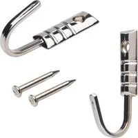 Liedeco Zierhaken, Gardinen, Vorhänge, (Set, 2-St), für Vorhänge