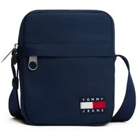 Tommy Jeans Umhängetasche TJM ESS DAILY REPORTER, Men Schultertasche, Freizeitasche mit Tommy Jeans Flaggen-Aufnäher