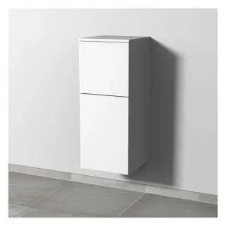 Sanipa 3way Mittelschrank mit 1 Tür und 1 Auszug, Weiß-Soft, SM12643 SM12643